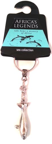Africa Link Keyring - Whale - Click Image to Close